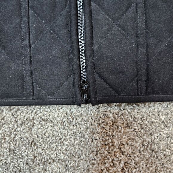 Pendleton Vest Mens Extra Large Black Quilted Faux Sherpa Western - Picture 6 of 9